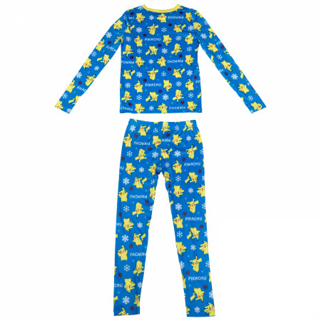 Pokemon Pikachu Expressions All Over Print Boys 2-Piece Pajama Set